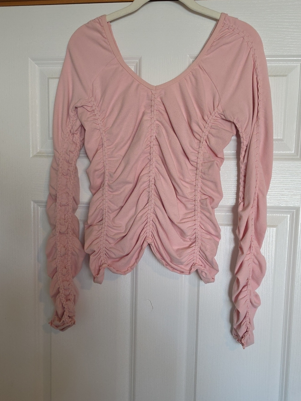 Fabletics Ballet Inspired Ruched Long Sleeve Top